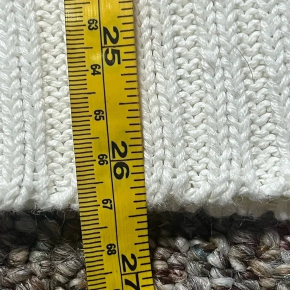 Vintage Gap 90s White Textured Knit Sweater Small Cozy Minimalist - Picture 15 of 15